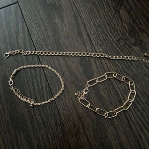 Gold Bracelet Set Of 3